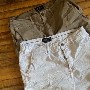 2 Pairs American Eagle Next Level Flex Shorts Mens Size 33